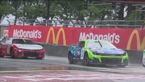 Rain impacts NASCAR Chicago Street Race downtown