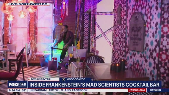 Inside Frankenstein's Mad Scientists Cocktail Bar