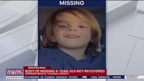 Missing Florida boy's body found at Ormond Beach park, hours after he disappeared, police say
