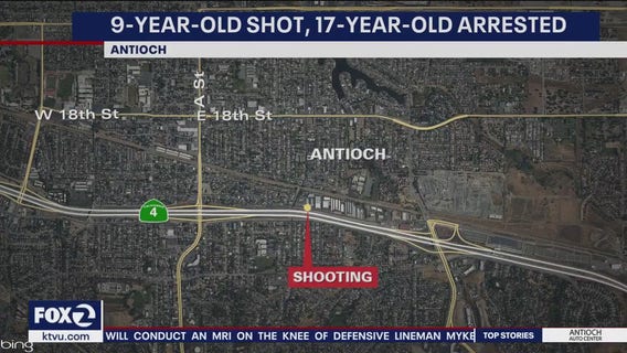 Antioch: 9-year-old shot, 17-year-old arrested