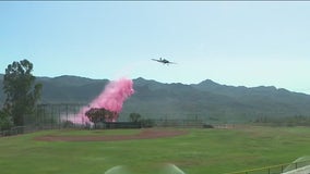 Crews battling 2 wildfires near Kearny