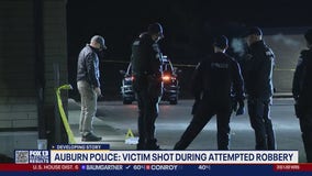 Auburn police investigate attempted robbery shooting