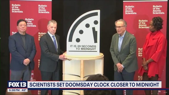 Scientists set Doomsday Clock closer to midnight