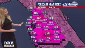 Tampa weather: Hot, humid Saturday