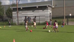 Summer camp at Julian B. Lane Park