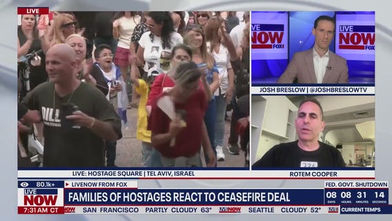 Families of hostages react to ceasefire deal