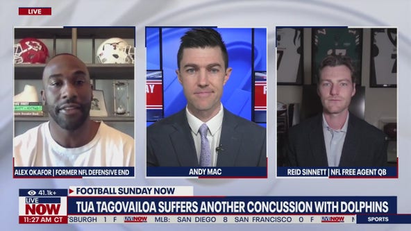 Football Sunday NOW: Tagovailoa suffers concussion