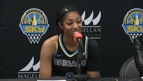 Chicago Sky's post game press conference after beating the Indiana Fever