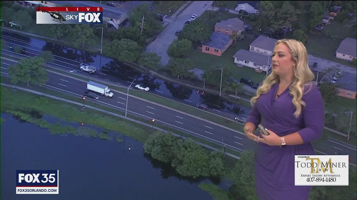 Flooding causes Orlando lane closures
