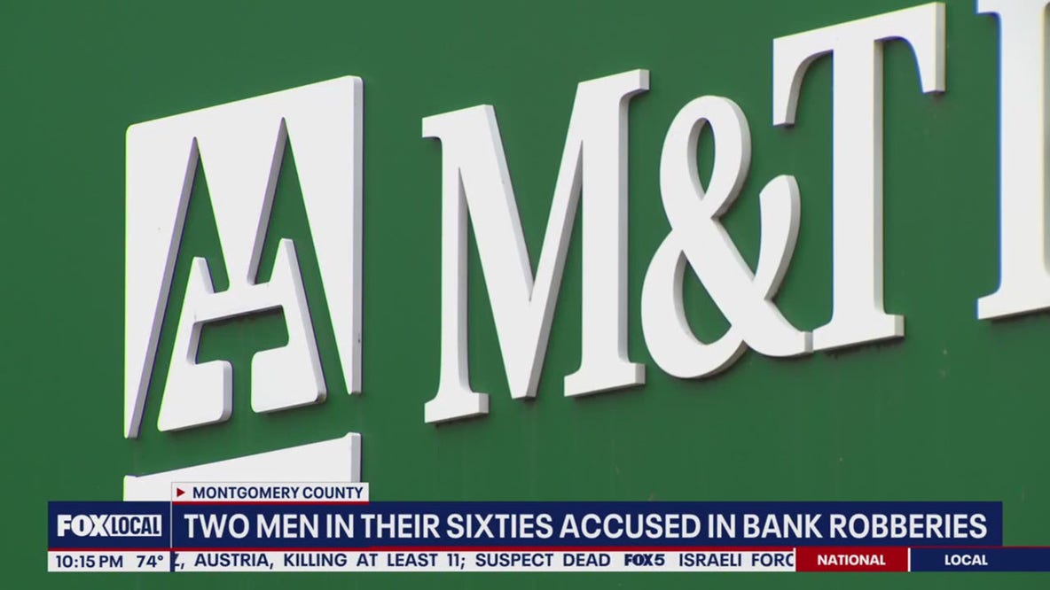 Two men, 64 and 62, arrested for armed bank robberies