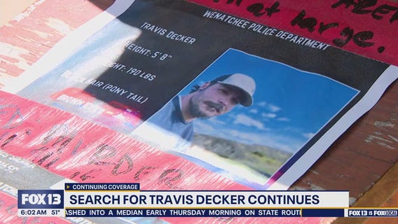 Search for Travis Decker expands to Kittitas County, WA