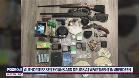 Guns, drugs seized from apartment in Aberdeen