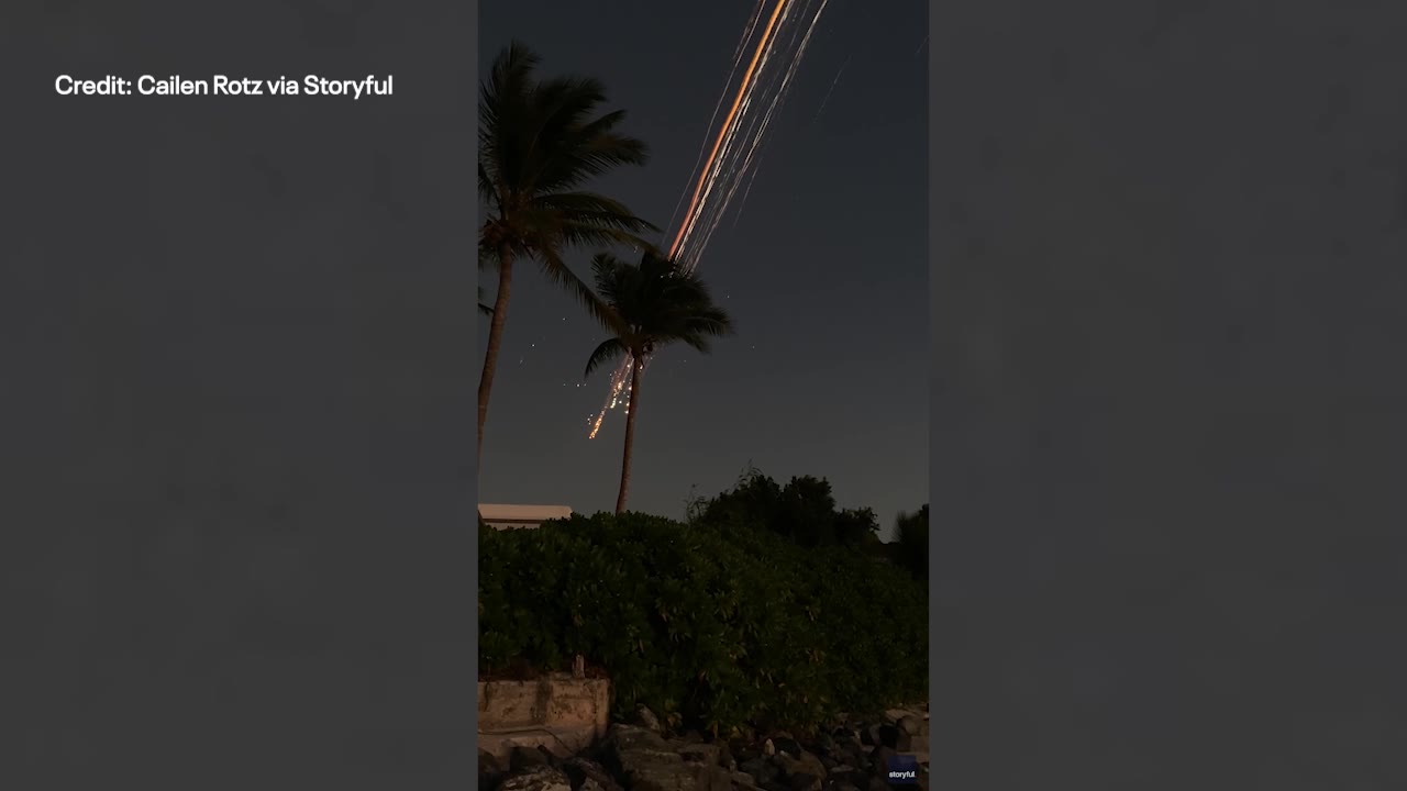 SpaceX rocket explodes over Turks and Caicos