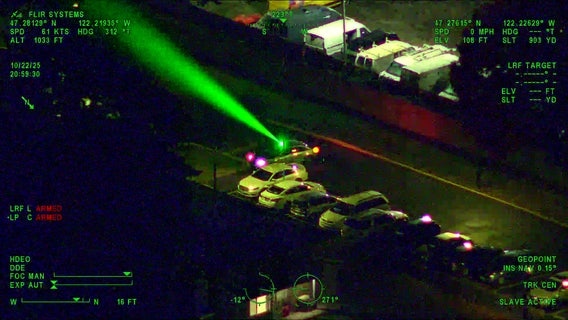 Laser strike: Video shows WA man arrested after sheriff's helicopter hit by green laser