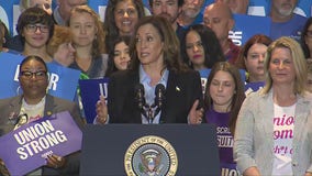 VP Kamala Harris speaks at Labor Day campaign event in Pittsburgh