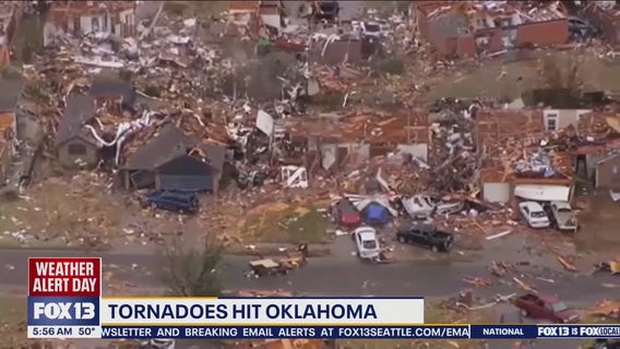 Tornadoes leave a path of destruction in Oklahoma