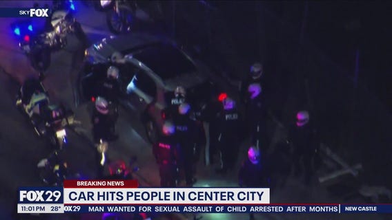 Multiple people struck by car in Philly after Eagles win: police