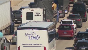 Packed expressways as Chicagoans travel home on Labor Day