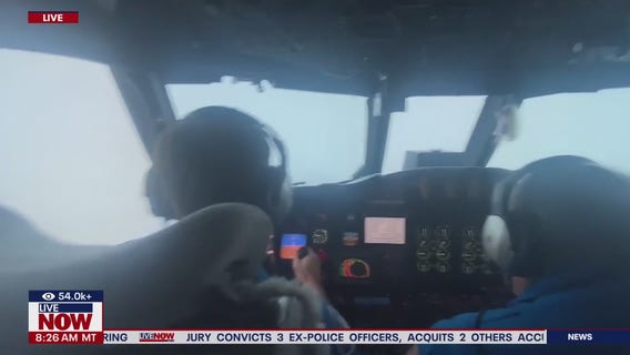 NOAA honors hurricane hunter by releasing his ashes into the eye of Hurricane Milton