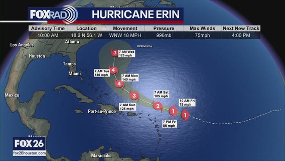 Tracker: Hurricane Erin forms in Atlantic: Path, impacts