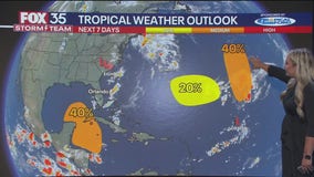 NHC watching 3 areas for potential development