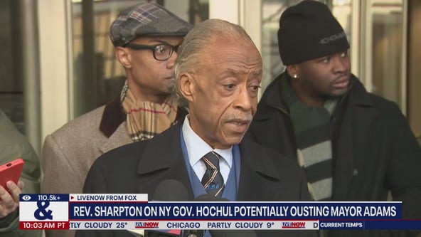 Rev. Sharpton speaks on turmoil over Mayor Adams