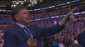 Tim Walz's son steals show at DNC