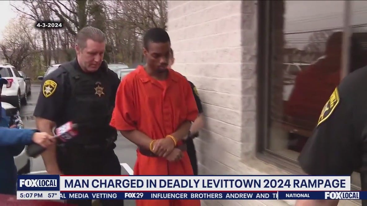 Man charged in deadly Levittown 2024 rampage