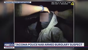 Caught on bodycam: Tacoma police nab armed burglary suspect