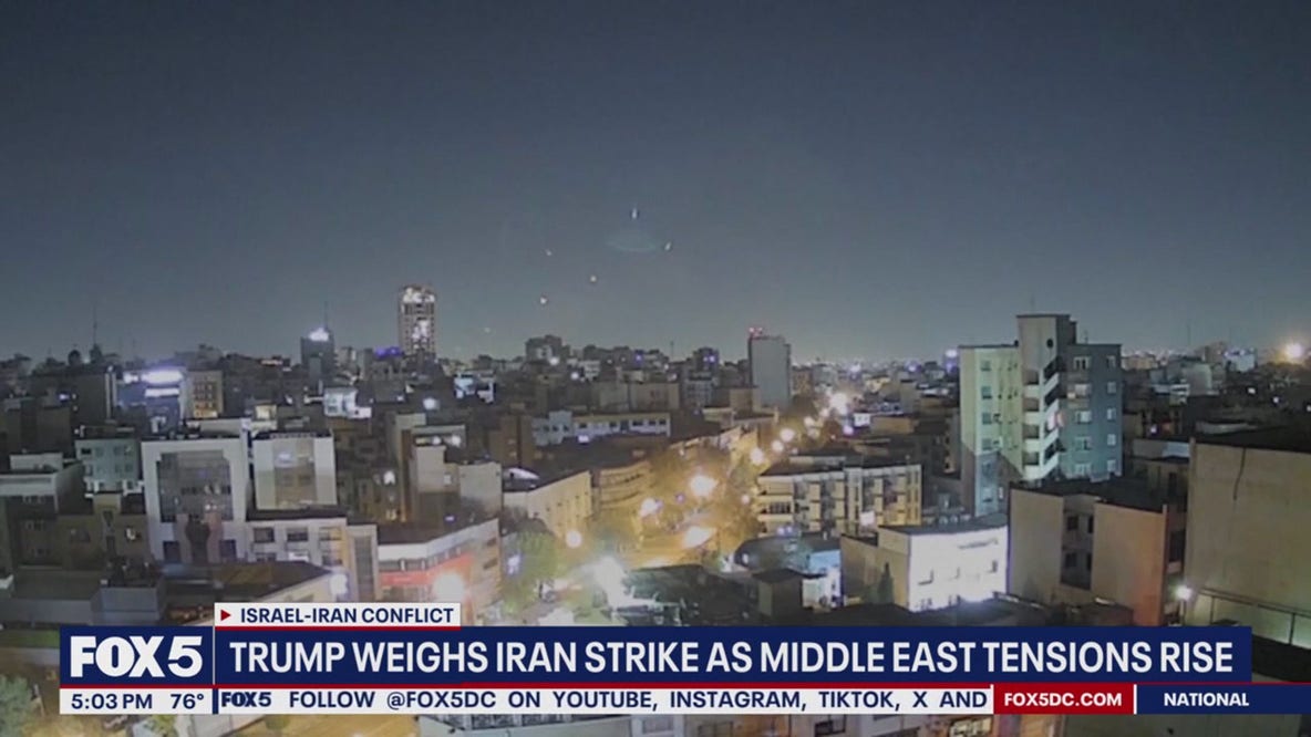 Trump considering strike on Iran amid rising tensions