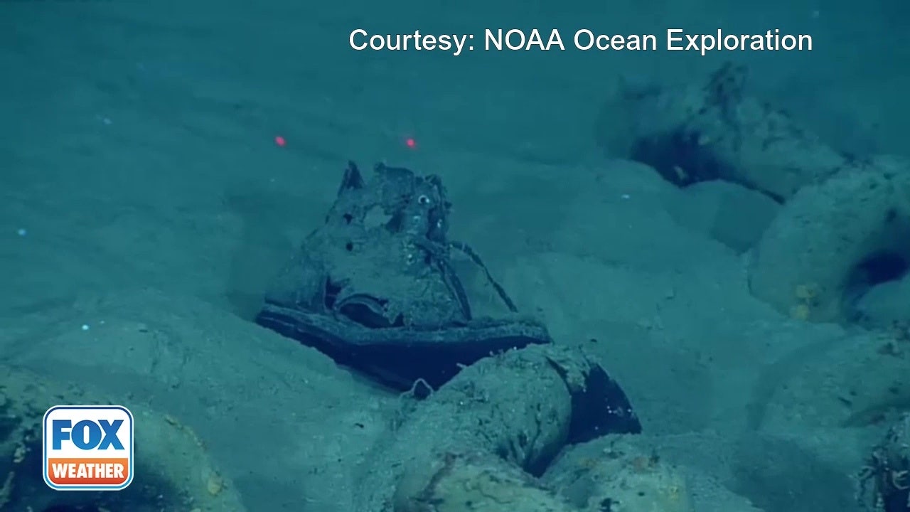 Boot spotted among uss nevada underwater wreckage livenow from fox