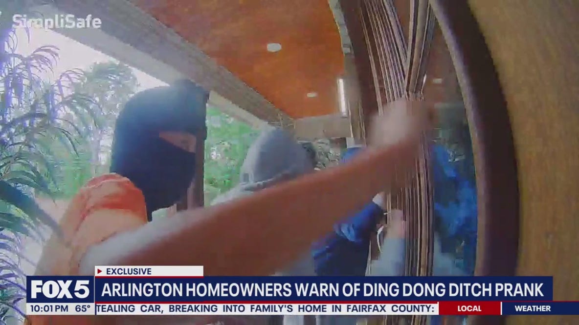 Arlington County homeowner warns about 'ding-dong ditch' pranks