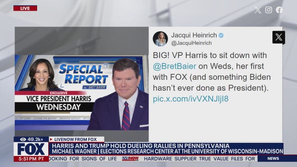 VP Harris agrees to interview with Fox News