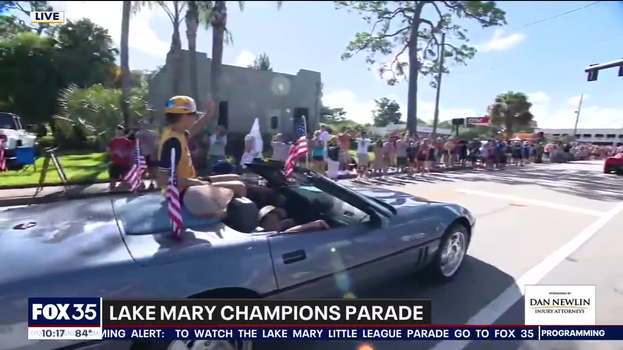 Watch again: Lake Mary All-Stars Little League Parade