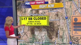 Phoenix weekend freeway closures (July 12-15)