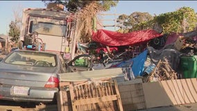 East Oakland residents demand action about "unsafe" and "unsanitary" encampment