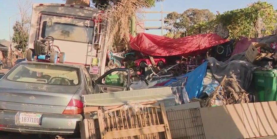 East Oakland residents demand action about "unsafe" and "unsanitary" encampment