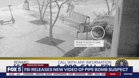 New FBI video shows pipe bomb suspect planting explosives near DNC