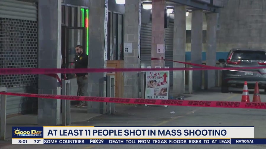 Philadelphia mass shooting leaves at least 8 people hurt