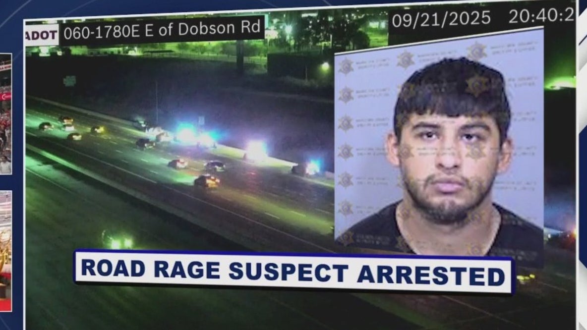 Convicted felon accused of pulling gun on another driver in Mesa road rage incident