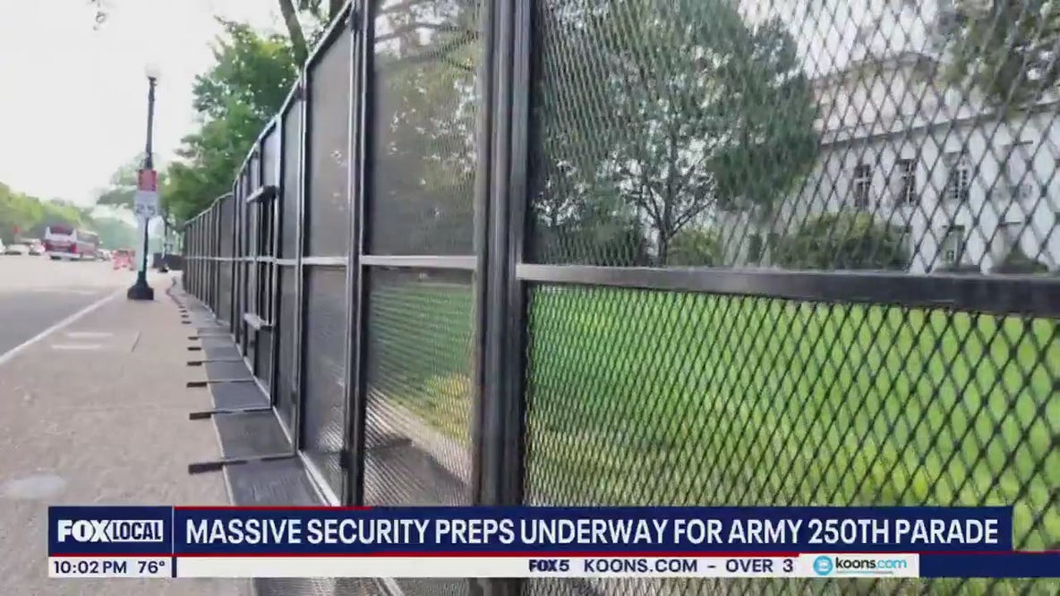 Preparations underway for Army 250th birthday parade in DC