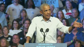 Obama delivers remarks at Harris-Walz rally in Philadelphia