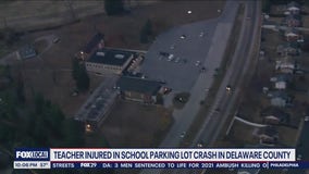 Delco teacher struck by car in Catholic school parking lot