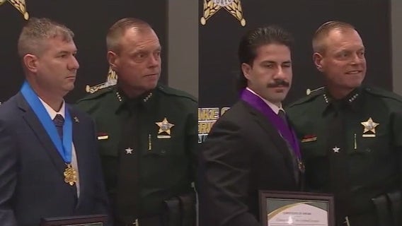 Lake County deputies honored for bravery in deadly ambush that killed Master Deputy Bradley Link