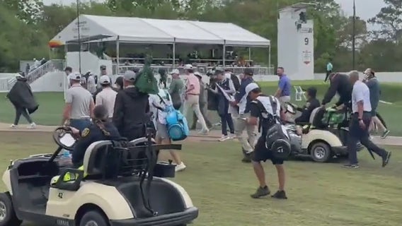 Texas Children's Houston Open: Round 2 resumes after lightning delay