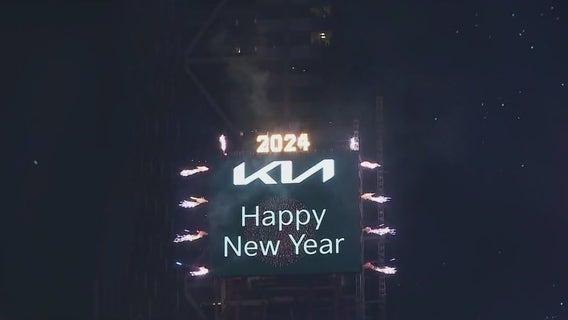 Final crystal triangles installed on Times Square ball ahead of New Year's Eve