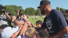 Dak Prescott holds camp at Southlake Carroll HS