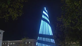 Tree lighting ceremony in St. Paul