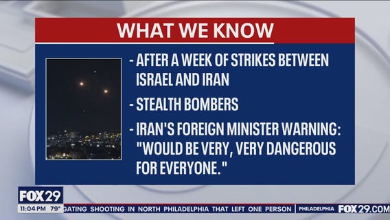 US bombs Iran, targeting nuclear facilities