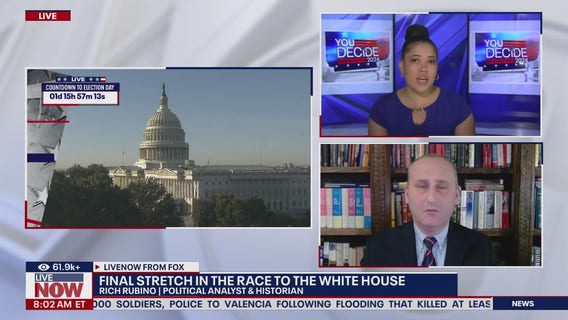 Who's winning the presidential election with 2 days to go?